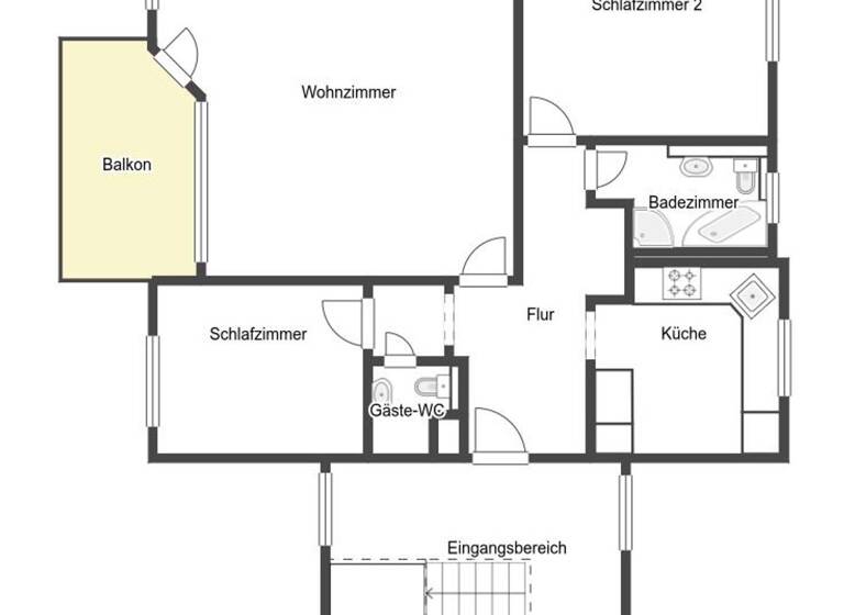 Wohnung zum Kauf 120.000 € 3 Zimmer 81,3 m² 1. Geschoss Bockenem 31167