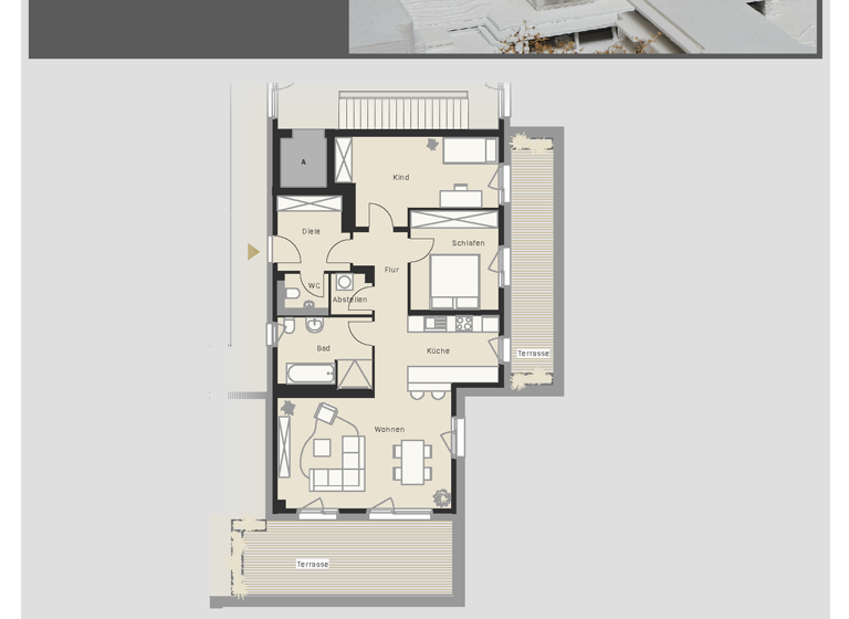 Penthouse zur Miete - Erstbezug 1.890 € 3 Zimmer 109 m² 7. Geschoss frei ab sofort Leopoldstraße 65 Coburg 96450