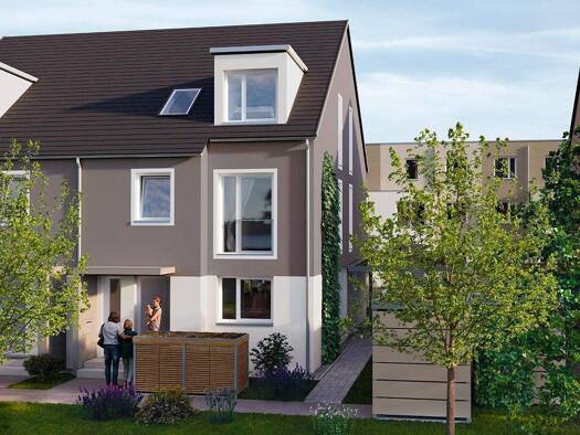 Doppelhaushälfte zum Kauf - Erstbezug provisionsfrei 789.000 € 5 Zimmer 155 m² 230 m² Grundstück Babette-Müller-Str. 11 Kornburg Nürnberg 90455