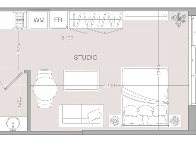 Wohnung zum Kauf provisionsfrei 191.967 € 2 Zimmer 39,9 m² Dubai 00000