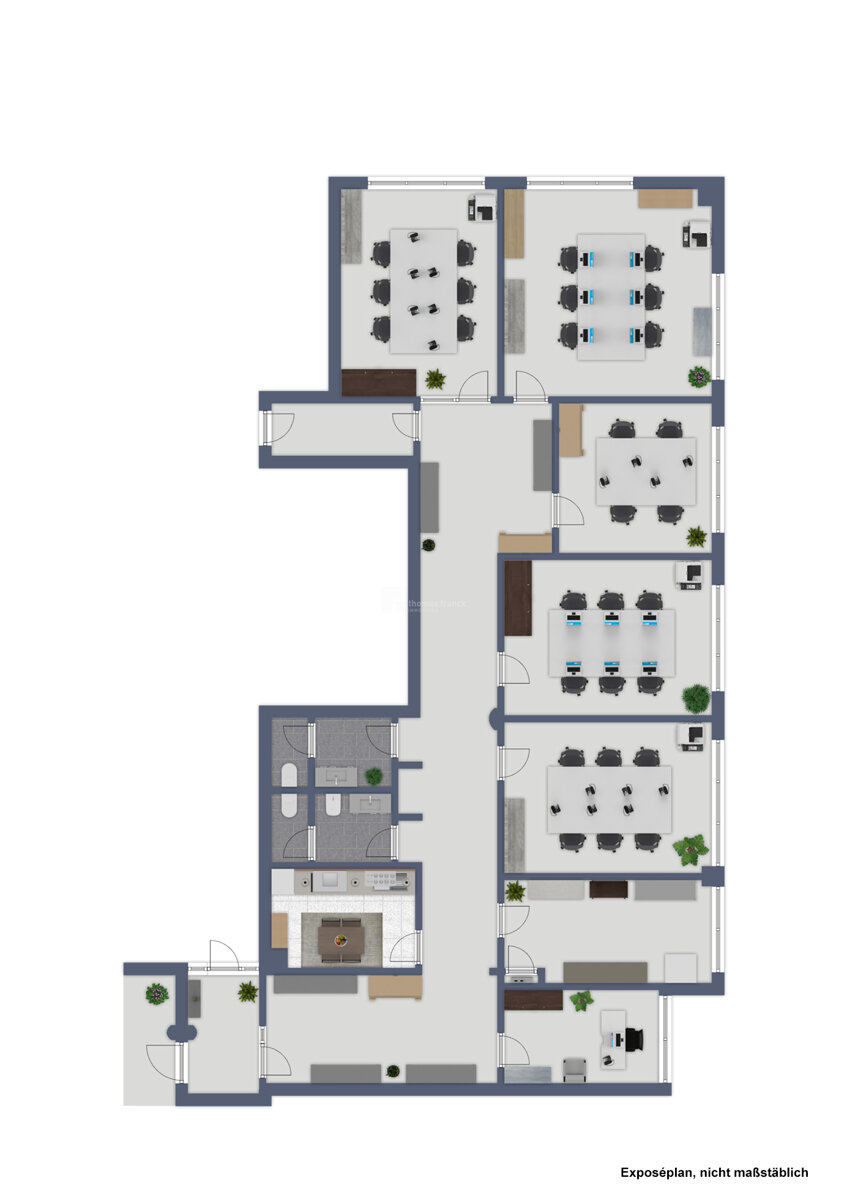 Bürogebäude zur Miete 1.161 € 7 Zimmer 193,5 m²<br/>Bürofläche Krebsförden Schwerin 19061