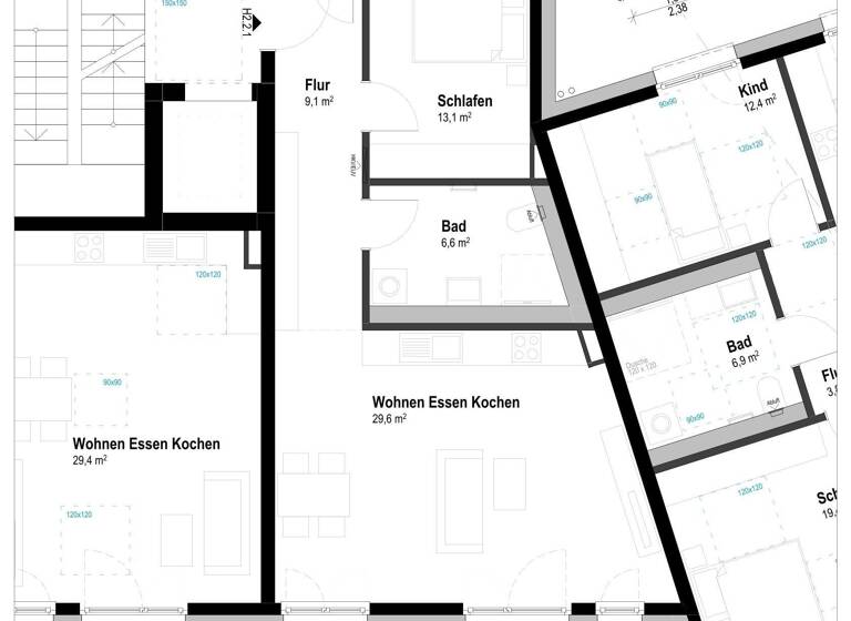 Wohnung zum Kauf provisionsfrei 384.175 € 2 Zimmer 63,5 m²<br/>Wohnfläche Ludwigsfeld Neu-Ulm 89231