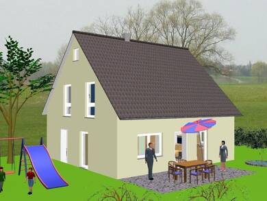 Einfamilienhaus zum Kauf provisionsfrei 297.400 € 5 Zimmer 115,1 m² 700 m² Grundstück Unterschwaningen Unterschwaningen 91743