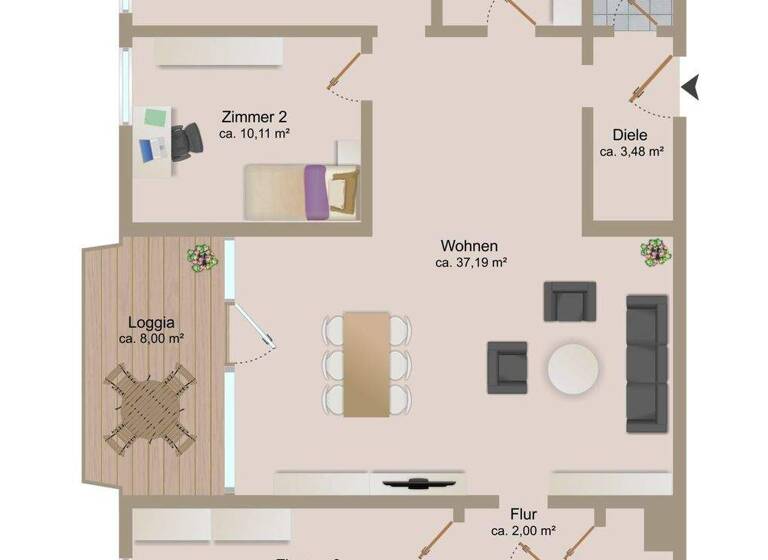 Wohnung zum Kauf 419.000 € 4 Zimmer 103 m² 6. Geschoss Reinbek 21465
