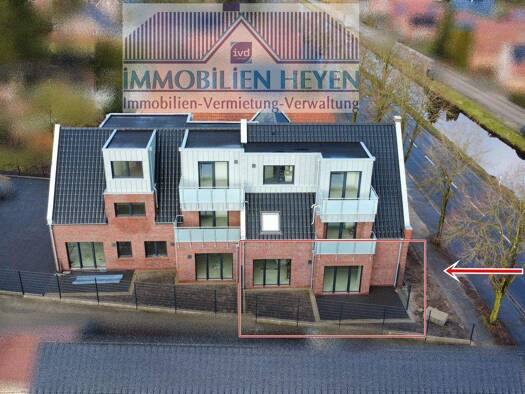 Studio zur Miete - Erstbezug 710 € 3 Zimmer 71 m² frei ab 01.04.2026 Papenburg 26871