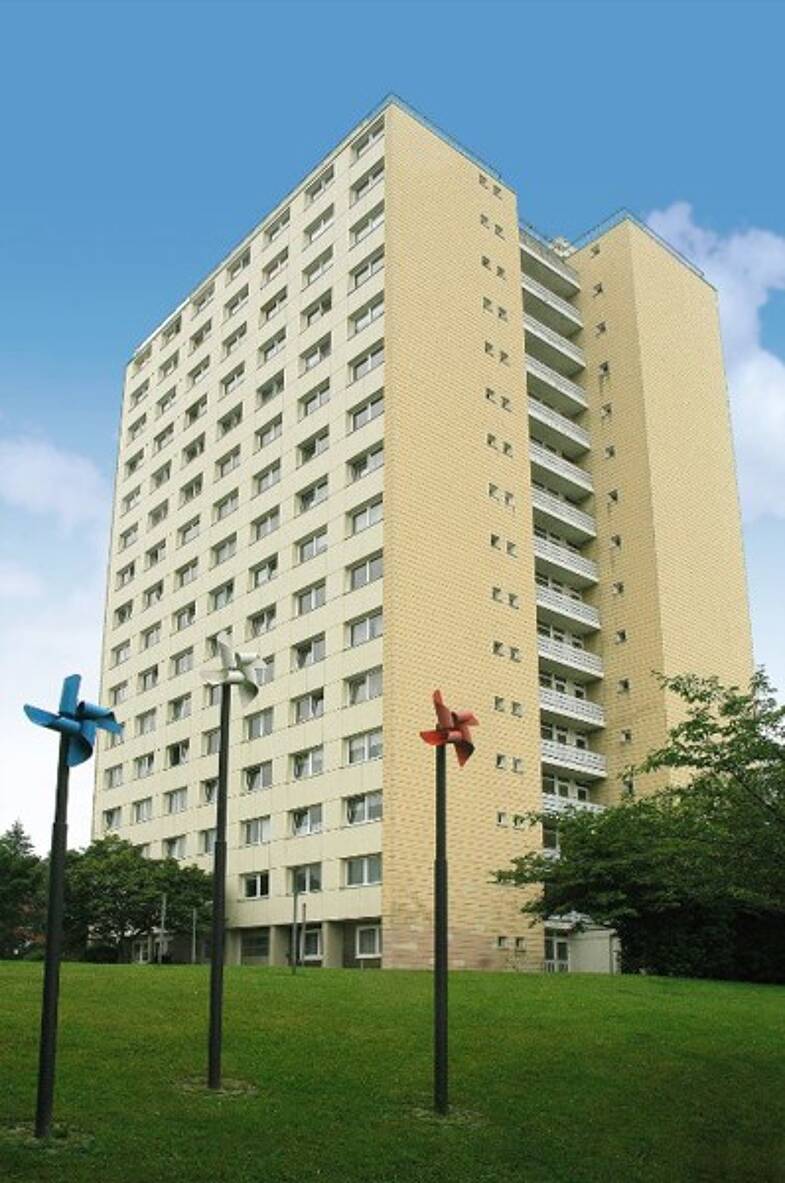 Wohnung zur Miete 300 € 1,5 Zimmer 38,1 m² 12. Geschoss frei ab 01.07.2025 Sandkrug 34 Gaarden - Ost Bezirk 2 Kiel 24143