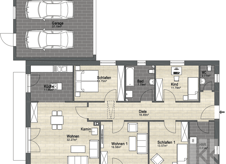 Bungalow zum Kauf 349.000 € 5 Zimmer 136 m²<br/>Wohnfläche 611 m²<br/>Grundstück Brome Brome 38465