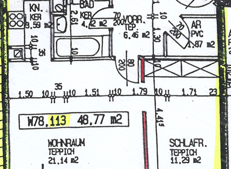 Wohnung zur Miete 604 € 2 Zimmer 48,3 m² 3. Geschoss Wien 1100