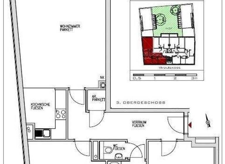Wohnung zum Kauf 329.000 € 3 Zimmer 80,7 m² Wien 1120