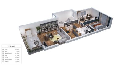 Wohnung zum Kauf provisionsfrei 345.000 € 3 Zimmer 84,1 m² 1. Geschoss frei ab sofort Plattenhardt Filderstadt 70794