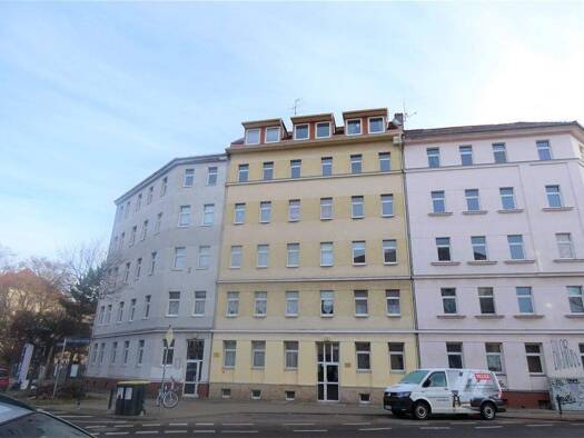 Wohnung zur Miete 469 € 2 Zimmer 56,8 m² 4. Geschoss frei ab sofort Friesenstr. 2 Altlindenau Leipzig 04177