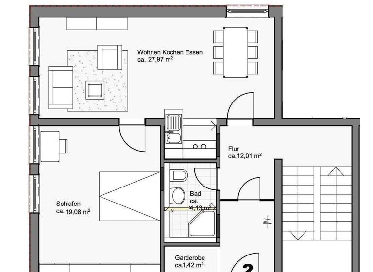 Terrassenwohnung zum Kauf provisionsfrei als Kapitalanlage geeignet 224.000 € 4 Zimmer 102,9 m² Bogen 94327