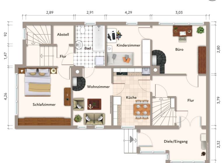 Reihenendhaus zum Kauf 90.000 € 4 Zimmer 93,4 m² 472 m² Grundstück frei ab sofort Mühlendamm 6 Samswegen 39326