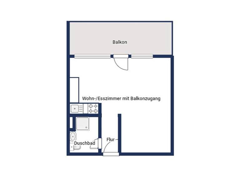 Studio zum Kauf 259.000 € 1 Zimmer 37 m² 1. Geschoss Travemünde Lübeck 23570