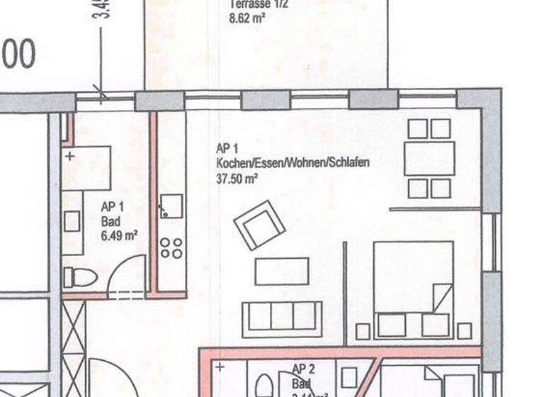 Studio zum Kauf 180.000 € 1 Zimmer 53 m² EG frei ab sofort Neue Zeile 3 Kaufbeuren-Neugablonz Kaufbeuren 87600