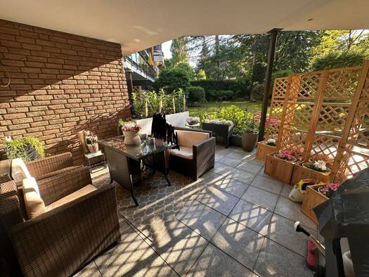 Terrassenwohnung zur Miete 895 € 2 Zimmer 75 m² Geschoss EG/3 frei ab sofort Stadtmitte Krefeld 47798