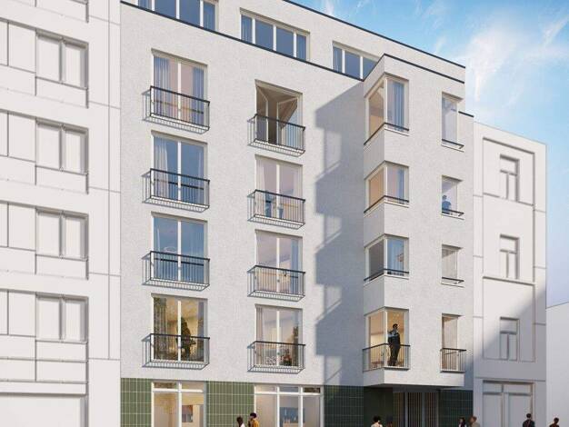 Wohnung zum Kauf - Neubau provisionsfrei 414.900 € 3 Zimmer 64,5 m² 2. Geschoss Großkölnstr. 53-55 Aachen 52062