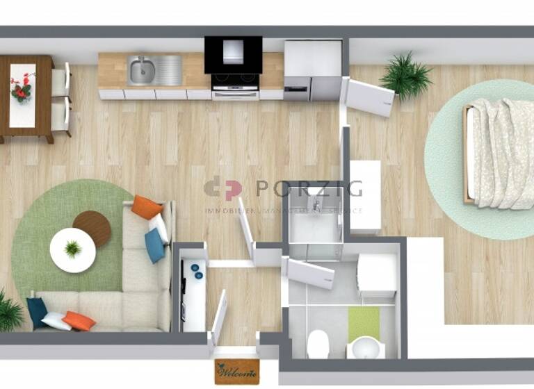 Wohnung zur Miete 569 € 2 Zimmer 47,4 m² frei ab 01.05.2026 Knöchelsöhren 28 Tribseer Stralsund 18437