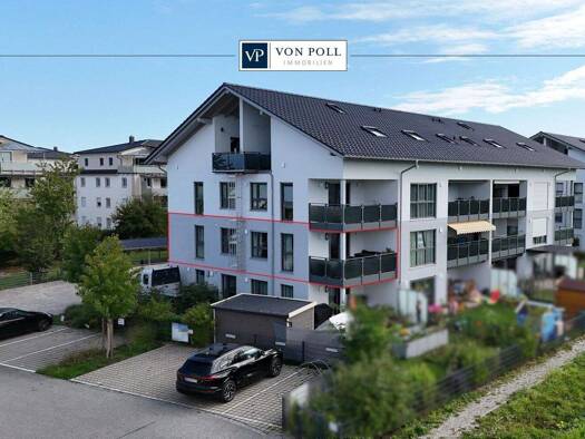 Wohnung zur Miete 995 € 2 Zimmer 80,1 m² 1. Geschoss frei ab sofort Ampfing 84539