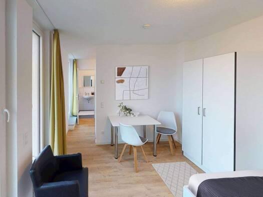 Studio zur Miete 569 € 2 Zimmer 30,5 m² 5. Geschoss frei ab sofort Täubchenweg 53 Zentrum-Ost Leipzig 04317