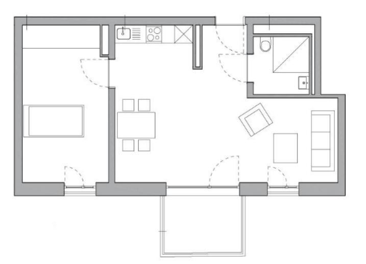 Wohnung zur Miete 850 € 2 Zimmer 57 m²<br/>Wohnfläche 2.<br/>Geschoss Edelbergstraße 1d Grünwinkel - Neue Heidenstückersiedlung Karlsruhe 76189