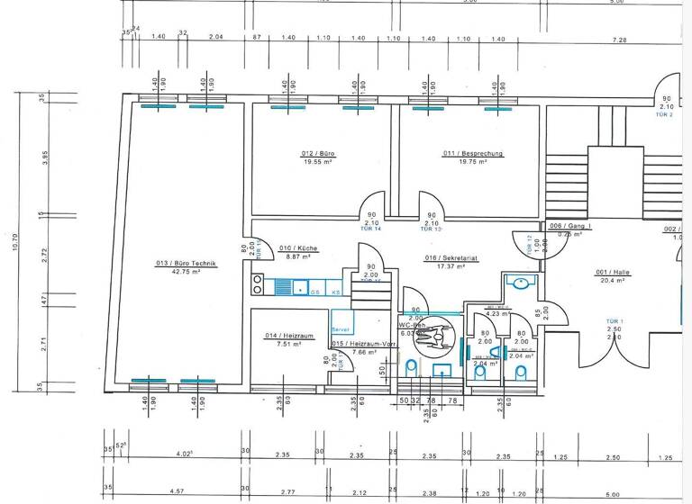 Büro zur Miete 1.240 € 126 m² Bürofläche Gleisdorf 8200