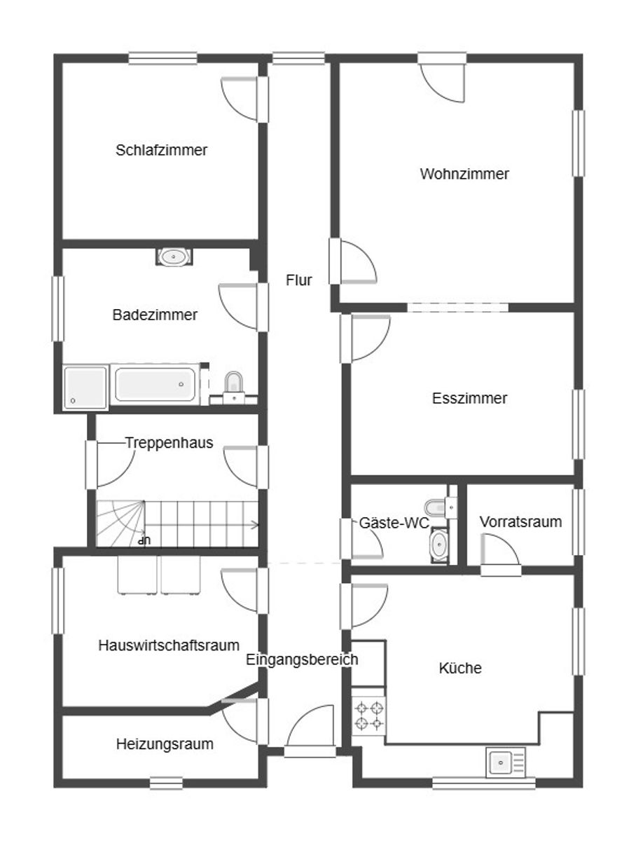 Einfamilienhaus zum Kauf 379.000 € 5,5 Zimmer 180 m²<br/>Wohnfläche 930 m²<br/>Grundstück Humptrup Humptrup 25923