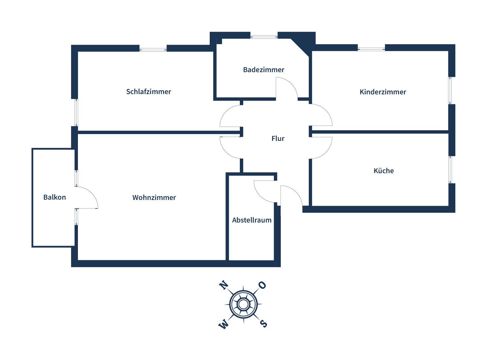 Wohnung zum Kauf 248.500 € 3 Zimmer 87 m²<br/>Wohnfläche 1.<br/>Geschoss Reutershagen Rostock 18069