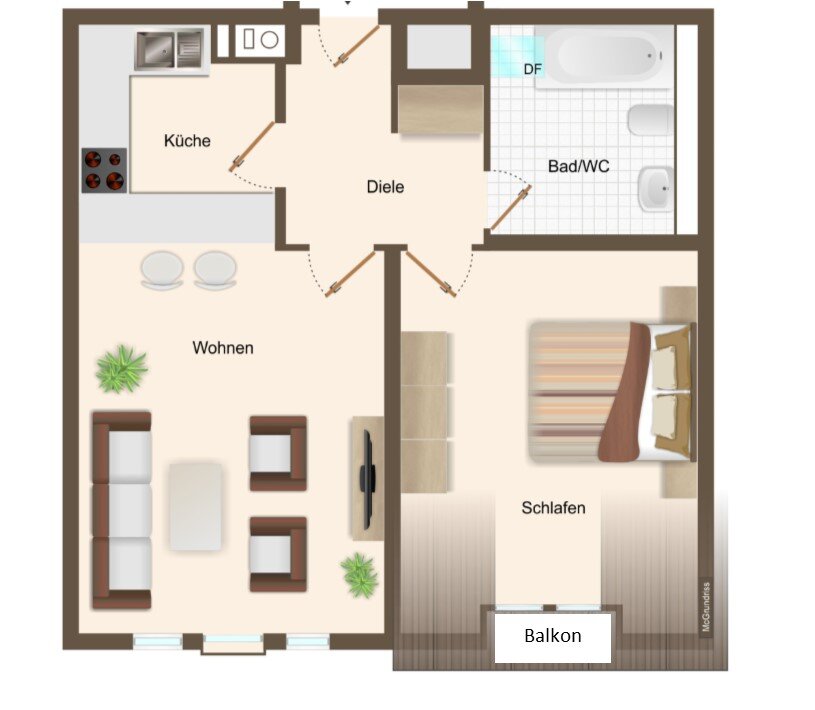 Wohnung zum Kauf 199.000 € 2 Zimmer 56,3 m²<br/>Wohnfläche 3.<br/>Geschoss Altstadt Bayreuth 95447