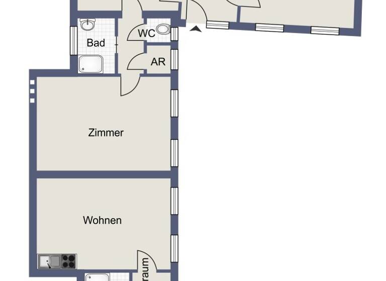 Wohnung zum Kauf 450.000 € 4 Zimmer 104 m² 2. Geschoss Wien 1200