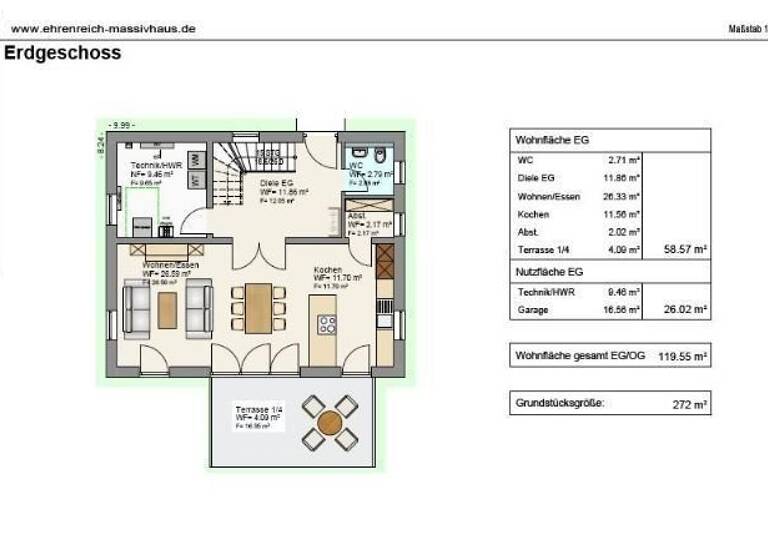 Einfamilienhaus zum Kauf provisionsfrei 497.500 € 4 Zimmer 119,6 m²<br/>Wohnfläche 272 m²<br/>Grundstück Grabenweg 18 Klardorf Schwandorf 92421