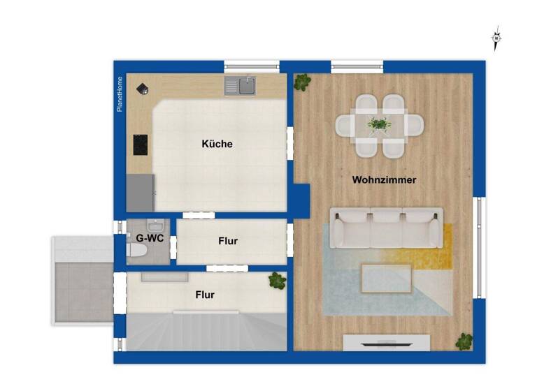 Reihenendhaus zum Kauf 235.000 € 3 Zimmer 84 m² 232 m² Grundstück Bocholt 46395