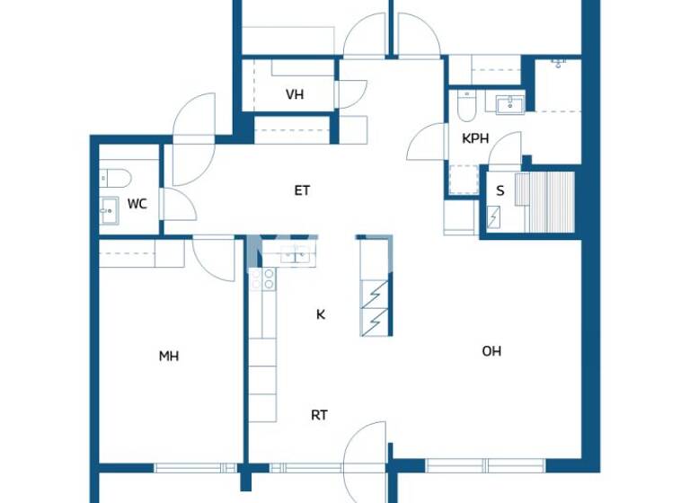 Studio zum Kauf 169.000 € 4 Zimmer 95,5 m² 2. Geschoss Ylisentie 7 Seinäjoki 60100