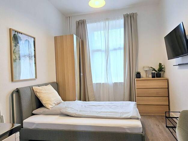 Studio zur Miete Wohnen auf Zeit 700 € 1 Zimmer 18 m² frei ab 15.10.2025 Luxemburgerallee 00 Ostend Frankfurt am Main 60529
