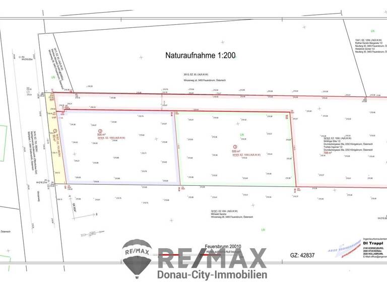 Grundstück zum Kauf 50.000 € 500 m² Grundstück Feuersbrunn 3483