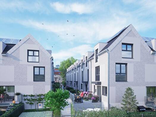 Reihenmittelhaus zum Kauf - Erstbezug provisionsfrei 690.000 € 6 Zimmer 111,2 m² Britzer Damm 138/Backbergstr. 14,16 Britz Berlin 12347