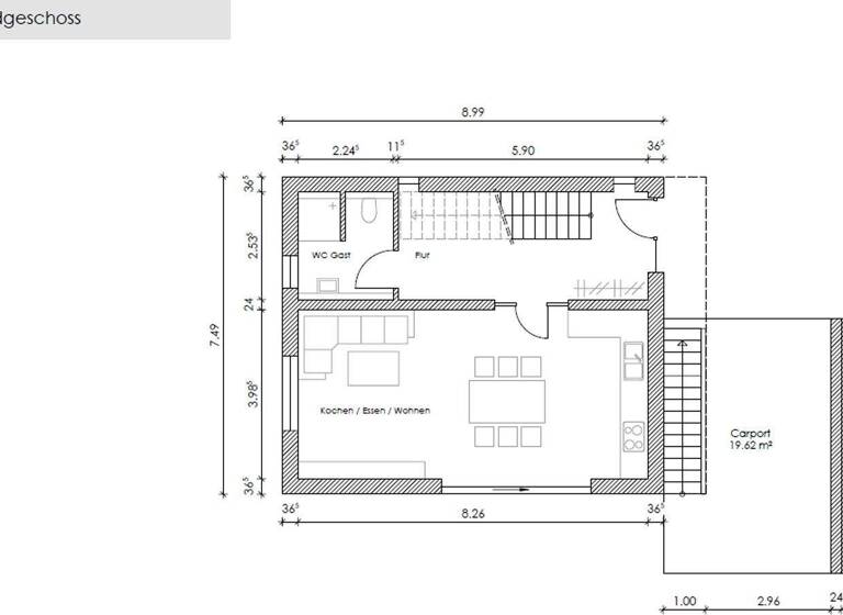 Einfamilienhaus zum Kauf - Erstbezug 595.000 € 4 Zimmer 116 m² 209 m² Grundstück Buchloe 86807