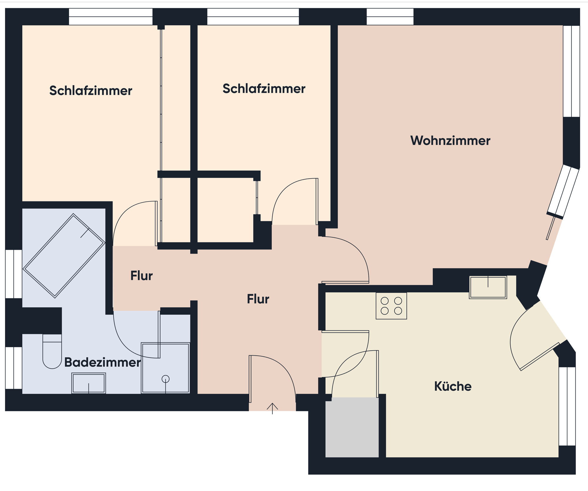 Wohnung zum Kauf 3 Zimmer 78,7 m²<br/>Wohnfläche EG<br/>Geschoss Bruggerwiesen 4 Lustenau 6890