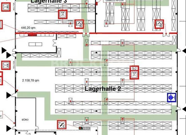 Halle/Industriefläche zur Miete 4.200,3 m² Lagerfläche teilbar ab 446,2 m² Günnigfeld Bochum 44866