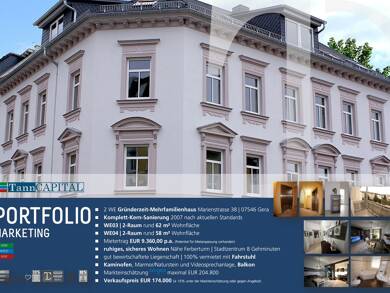 Wohnung zum Kauf provisionsfrei als Kapitalanlage geeignet 84.100 € 2 Zimmer 58 m² Marienstrasse 38 Ostviertel Gera 07546