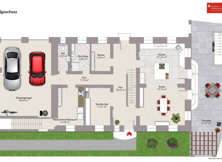 Einfamilienhaus zum Kauf 690.000 € 5 Zimmer 384,9 m² 728 m² Grundstück Perach 84567