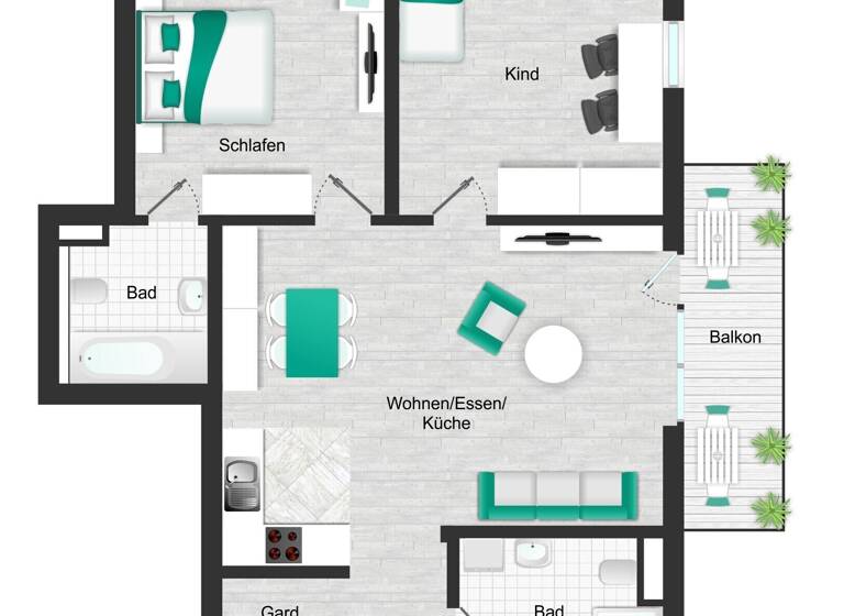 Wohnung zum Kauf 629.000 € 4 Zimmer 122,5 m²<br/>Wohnfläche 1.<br/>Geschoss Paunsdorf Leipzig 04329