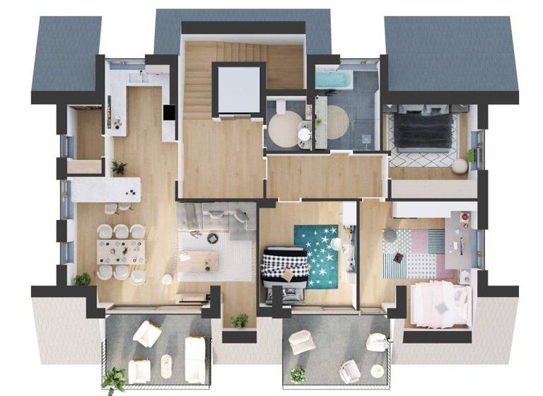 Wohnung zum Kauf - Erstbezug provisionsfrei 1.149.800 € 4 Zimmer 126,4 m² frei ab sofort Glanegg 5082