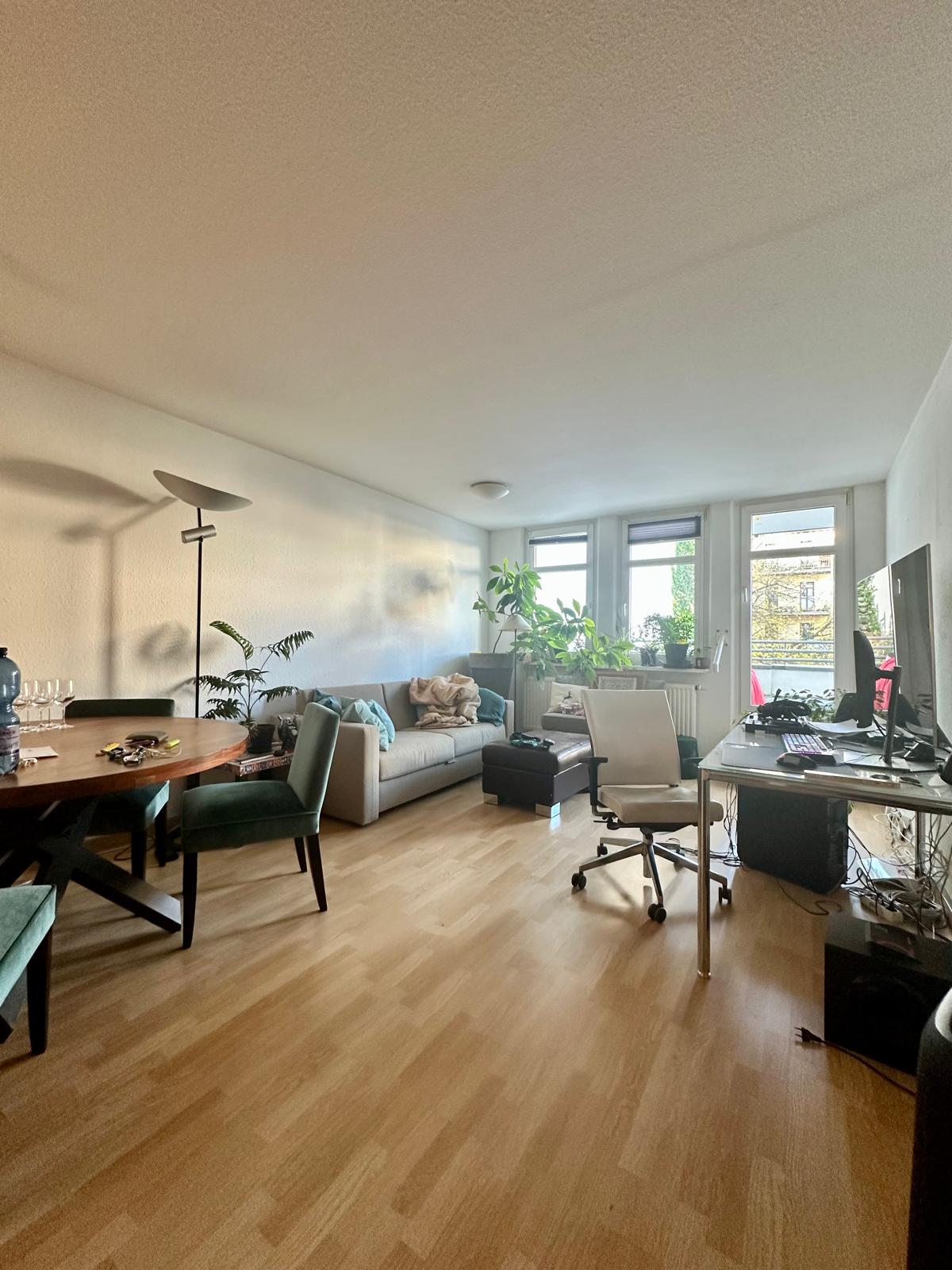 Wohnung zur Miete 580 € 2 Zimmer 63 m²<br/>Wohnfläche 1.<br/>Geschoss Zschochersche Str.44 Plagwitz Leipzig 04229