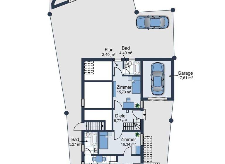 Mehrfamilienhaus zum Kauf 559.000 € 12 Zimmer 340 m² 599 m² Grundstück Obertsrot Gernsbach 76593