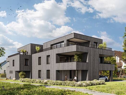 Terrassenwohnung zum Kauf - Erstbezug provisionsfrei 2 Zimmer 51,8 m² 1. Geschoss Ofenstraße 32 Gaißau 6974