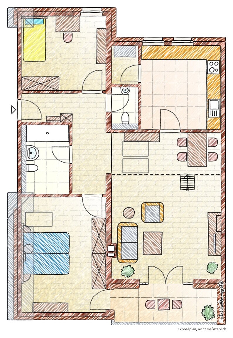 Wohnung zum Kauf 429.000 € 3 Zimmer 91,4 m²<br/>Wohnfläche 2.<br/>Geschoss Mauritz - Ost Münster 48155