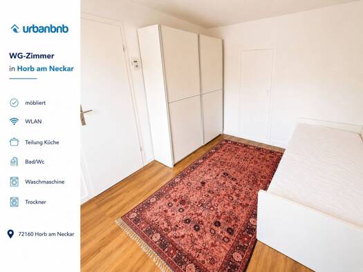 Studio zur Miete auf Zeit 430 € 1 Zimmer 16 m² frei ab 31.12.2026 Talmühleweg 0 Mühlen Horb am Neckar 72160