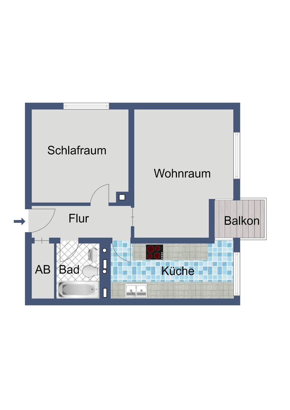 Wohnung zur Miete 520 € 2 Zimmer 57,9 m²<br/>Wohnfläche 4.<br/>Geschoss 01.03.2025<br/>Verfügbarkeit Berliner Straße 32 Seligenstadt Seligenstadt 63500