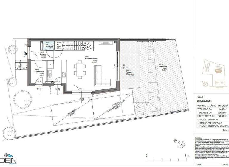 Doppelhaushälfte zum Kauf - Erstbezug 919.000 € 5 Zimmer 134,8 m² Kierlinger Gasse Klosterneuburg 3400
